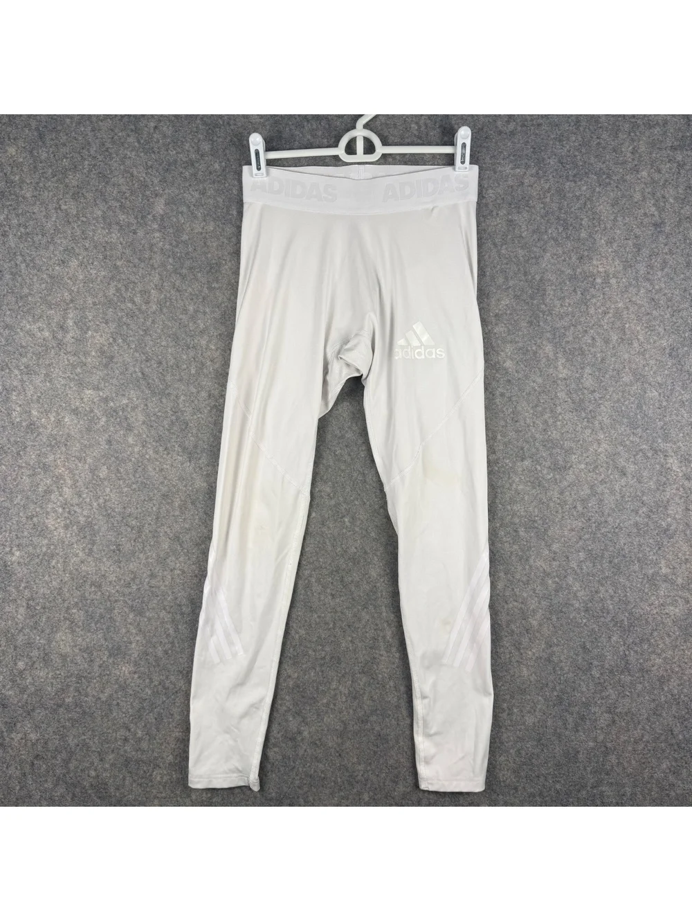 Adidas Climalite Alphaskin Compression Tights DZ8439 White Men Medium 28” 353